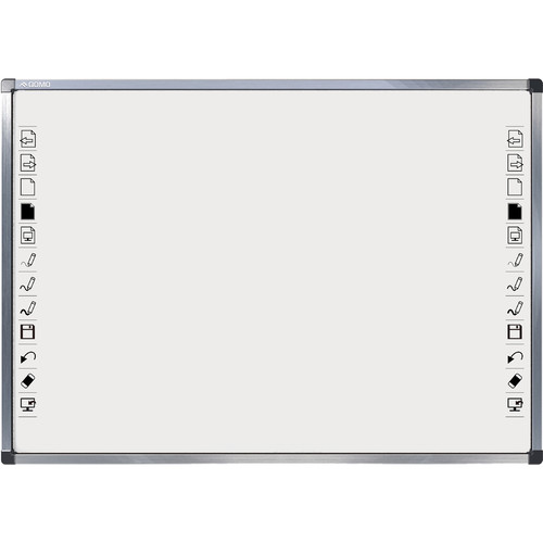 QOMO QWB300 Series 81.4" IR Interactive Whiteboard (Porcelain Steel)