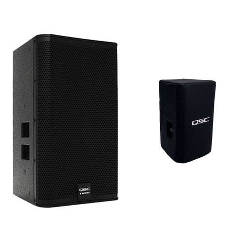 QSC E112 12" Two-Way Passive Loudspeaker Kit with Padded Cover (Black)