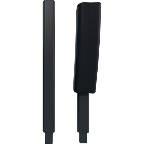 QSC KC12T / KC-SP32 Column Loudspeaker and System Pole for KC12 Active 3-Way Column Loudspeaker System (Black)