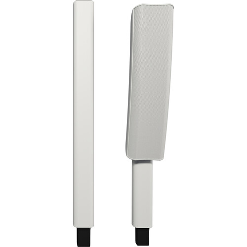 QSC KC12T / KC-SP32 Column Loudspeaker and System Pole for KC12 Active 3-Way Column Loudspeaker System (White)