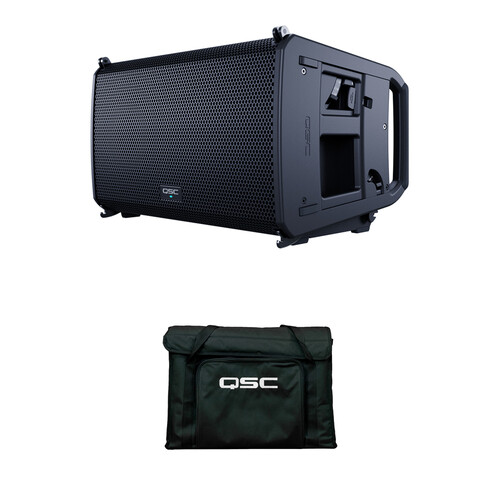 QSC LA 112 2400W Active 12" Line Array Loudspeaker Kit with Transport Tote