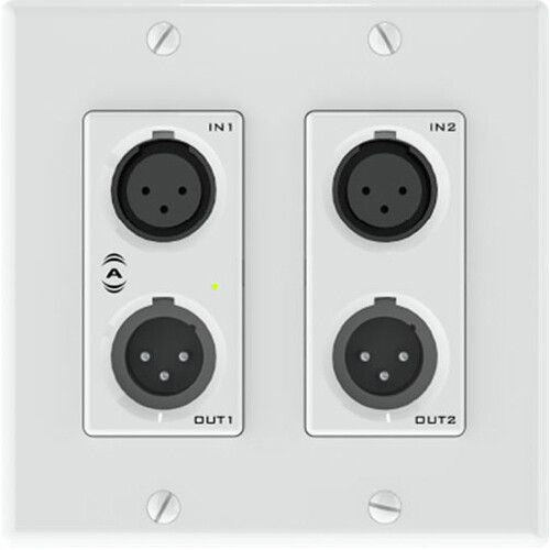 QSC Dante/AES67 Network XLR Audio Wall Plate