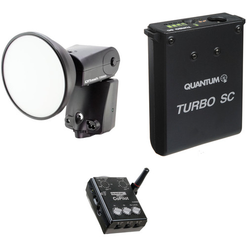 Quantum Instruments Qflash TRIO Flash Kit with Turbo SC Battery Pack & CoPilot Controller for Canon Cameras