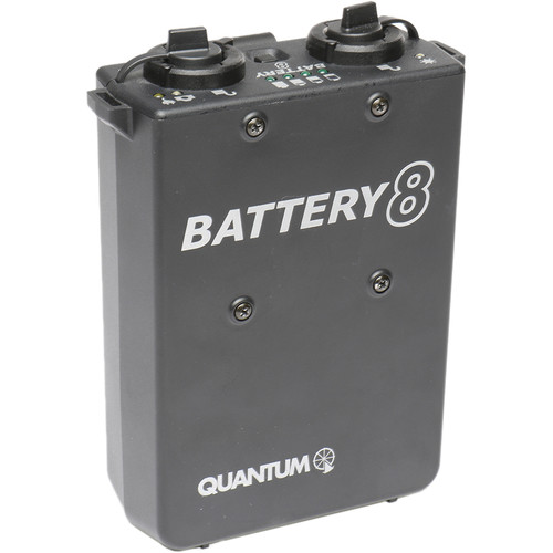 Quantum Instruments QB8 Rechargeable Battery with Charger for OMICRON 4 Video Light (UK)