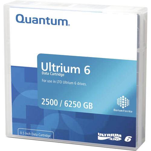 Quantum MR-L6MQN-02 LTO Ultrium 6-Tape WORM Cartridge (2.5/6.25TB)