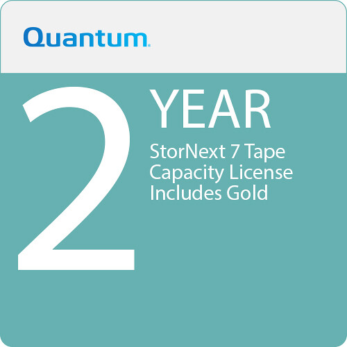 Quantum StorNext 7 Tape Capacity License with Gold Support Plan (2-Year)