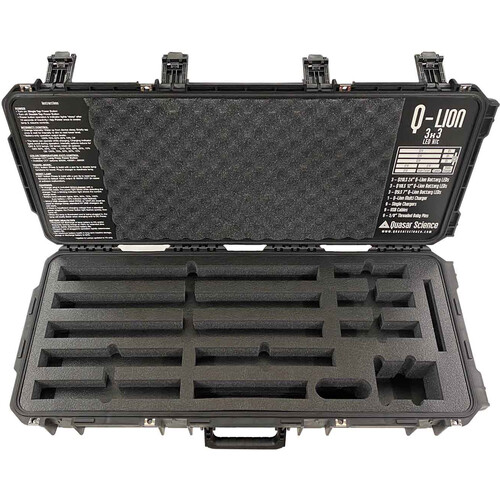 Quasar Science Q-Lion 3x3 Case and Foam (Black)