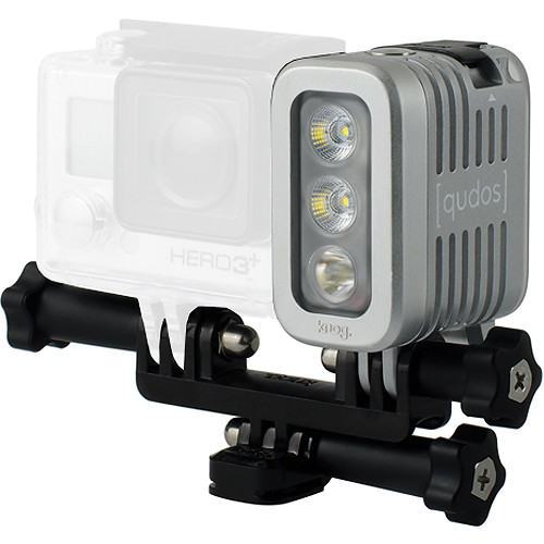 Qudos Action Waterproof Video Light for GoPro HERO by Knog (Silver)