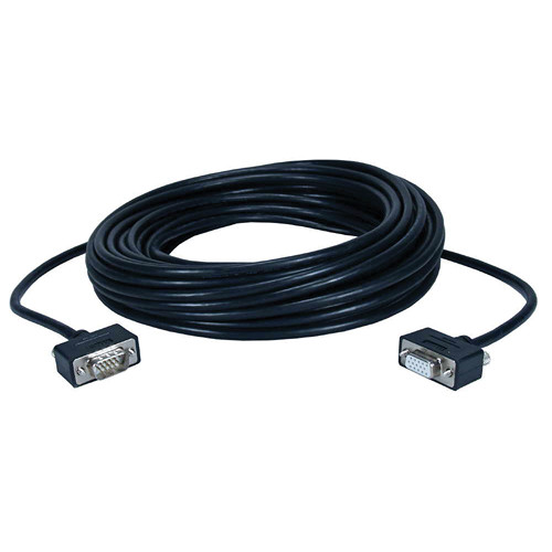 QVS UltraThin Tri-Shield Male to Female 15-Pin VGA Cable (25')
