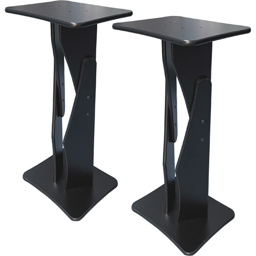 RAB Audio ProRak SDM100 Adjustable Monitor Stand (Black, Pair)