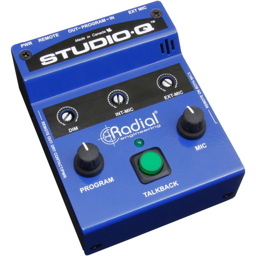 Radial Engineering Studio-Q Talkback Interface with Built-In Mic