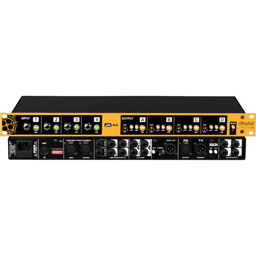 Radial Engineering JX44 V2 Concert Touring Guitar and Amp Signal Manager