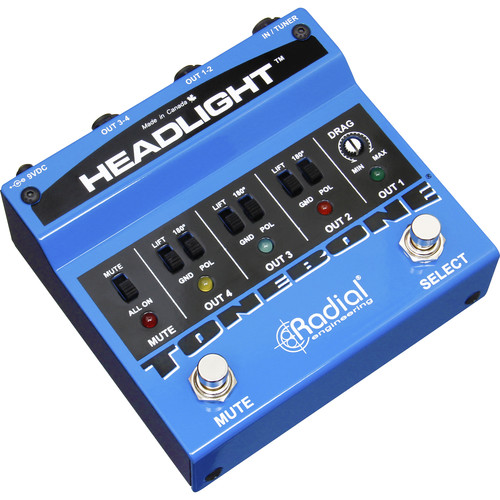 Radial Engineering Headlight Guitar Amp Selector with Drag Control