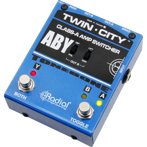 Radial Engineering Twin-City ABY Amp Switcher for Electric Guitarists