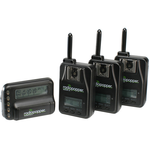 RadioPopper Jr2 Studio Kit for Nikon with 3 Receivers