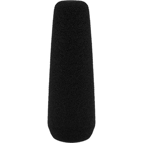 Radius Shotgun Microphone Foam Windscreen for 0.74 to 0.86" Diameter Microphones (Black, 4.7")
