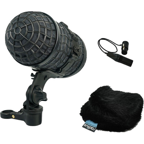 Radius Mini-ALTO 115 Blimp Windshield & RAD Mount Kit with Low-Profile XLR Cable