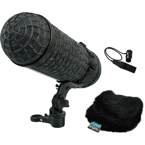 Radius Mini-ALTO 210 Blimp Windshield & RAD Mount Kit with Low-Profile XLR Cable