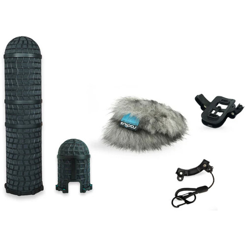 Radius Mini-ALTO 410 Blimp Windshield Add-On Kit (Gray, Long-Pile)