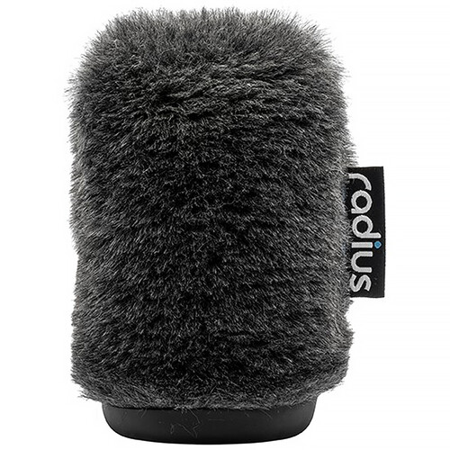 Radius Nimbus Windshield for Short Shotgun Microphones (12cm Long x 19 to 22mm Diameter, Dark Gray)