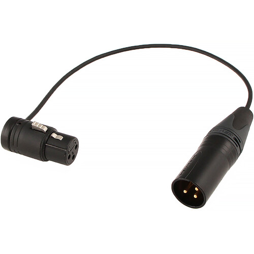 Radius RAD Low-Profile 3-Pin XLR Jumper Cable (10.8")