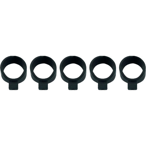 Radius Mic Bands (Black, 5-Pack)