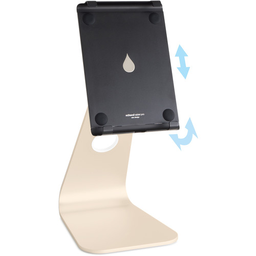 Rain Design mStand Tablet Pro for 9.7 to 11" iPad, iPad Pro, and iPad Air (Gold)