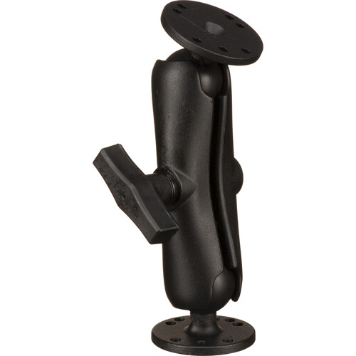 RAM Mounts 1.5" Ball Mount with 2 x 2.5" AMPS-Patterned Round Bases