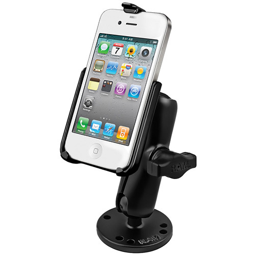 RAM Mounts RAM-B-138-AP9U RAM Flat Surface Mount for the Apple iPhone 4 and iPhone 4S