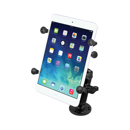 RAM Mounts Flat Surface Mount with Universal X-Grip II Holder for 7" Tablets