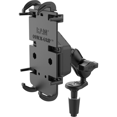 RAM Mounts RAM X-Grip Phone Mount with Vibe-Safe & Quick-Grip Base (Short)