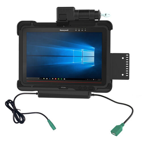 RAM Mounts RAMKey Locking Power + Data Dock for Honeywell RT10 Tablet