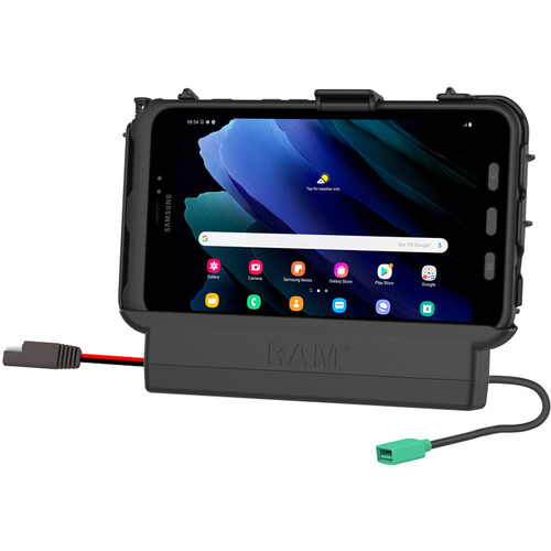 RAM Mounts Powered Dock for Samsung Galaxy Tab Active 5 & 3 (Micro USB Female)