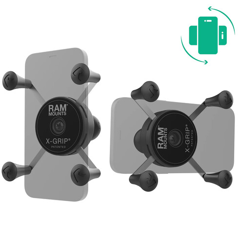 RAM Mounts Rotating X-Grip Phone Holder with B-Size Ball for Socket Mount