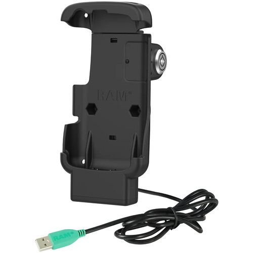 RAM Mounts Form-Fit Powered Dock for Zebra TC22 and TC27 With Boot (Locking)
