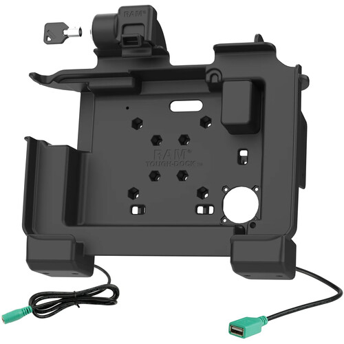 RAM Mounts RAM Powered Dock for Zebra ET60 and ET65 (Locking, Non-Heated Pins)