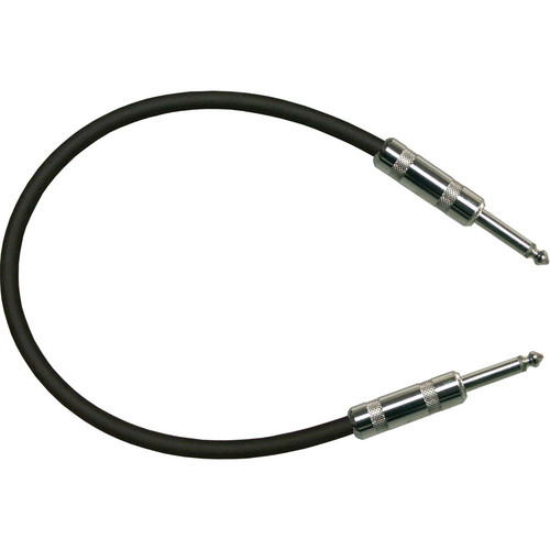 RapcoHorizon G1 Instrument Cable 1/4 to 1/4" TS (1', Black)