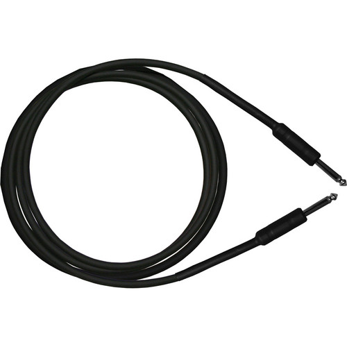 RapcoHorizon G1S Series Guitar Cable with two 1/4" Shrink over Barrel Connectors (10', Black)