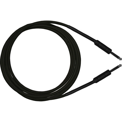 RapcoHorizon G1S Series Guitar Cable with two 1/4" Shrink over Barrel Connectors (15', Black)