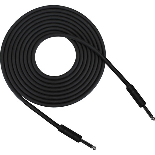 RapcoHorizon G1S Series Guitar Cable with two 1/4" Shrink over Barrel Connectors (20', Black)