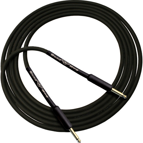 RapcoHorizon Roadhog Guitar Cable with Two 1/4" Gold-Plated Connectors (20', Black)