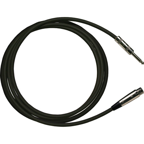 RapcoHorizon HZ Microphone Cable with XLR Female to 1/4" Male Connectors (10', Black)