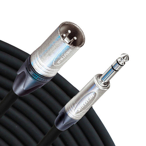 RapcoHorizon Neutrik 1/4" TRS Male to XLR Male Balanced Cable (50')