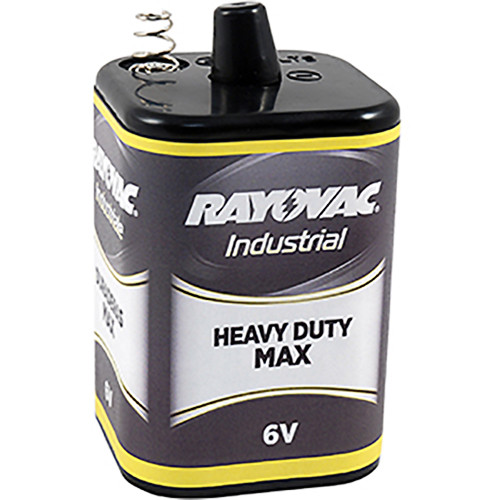 RAYOVAC 6V Heavy-Duty-Max Lantern Battery with Spring Terminals