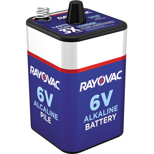 RAYOVAC Alkaline F Cell 6V Spring Terminals Lantern Battery