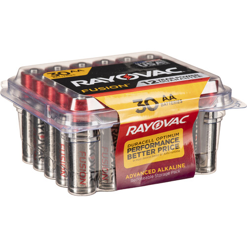 RAYOVAC Fusion Advanced Alkaline AA Battery (30-Pack )