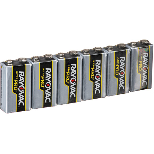 RAYOVAC 9V Alkaline Battery (6-Pack)