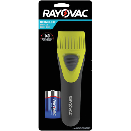 RAYOVAC Brite Essentials 1D LED Comfort Grip Flashlight