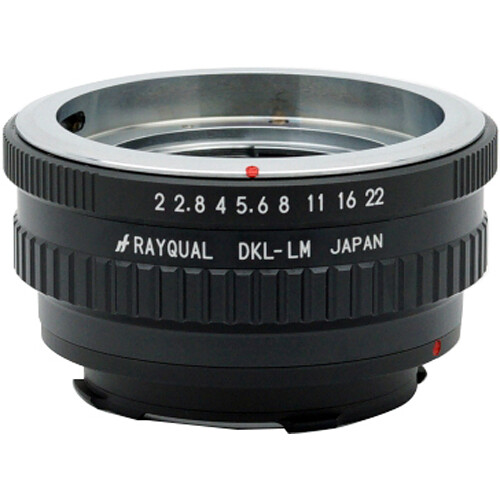 Rayqual Lens Mount Adapter for Deckel Lens to Leica M-Mount Camera