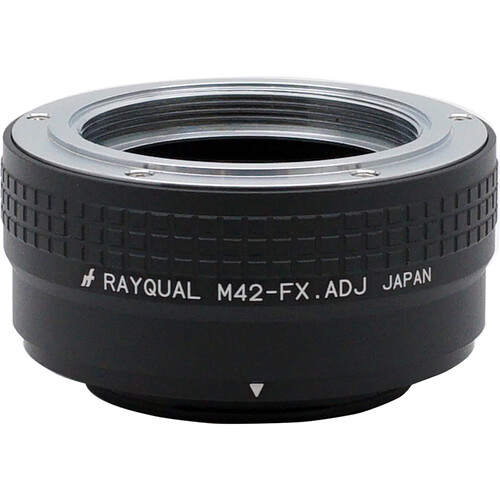Rayqual Lens Mount Adapter for M42 Screw-Mount Lens to Adjustable FUJIFILM X-Mount Camera